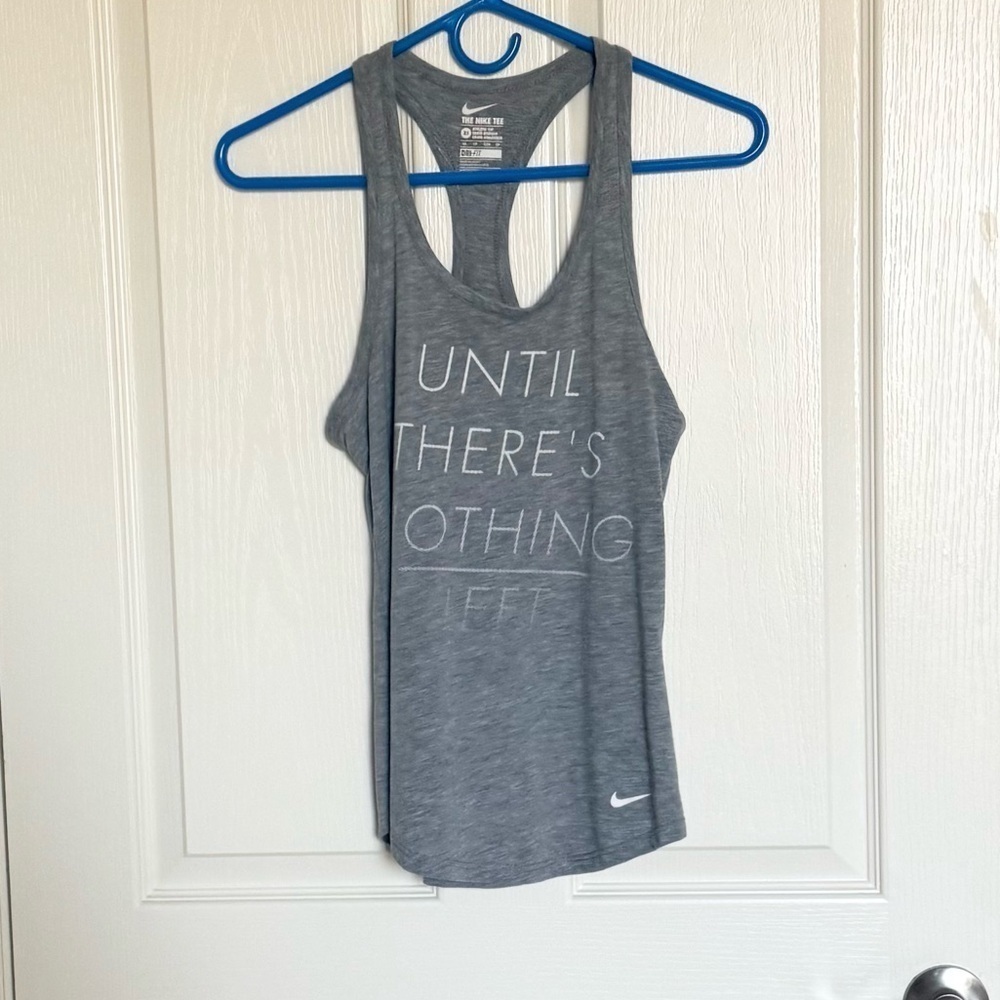 Nike Gray Dri-FIT Tank Top - Size XS